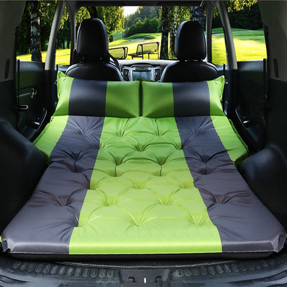 Car Inflatable Bed SUV Car Air Mattress Car Nflatable Travel Sleeping Pad Air Bed Portable Outdoor 